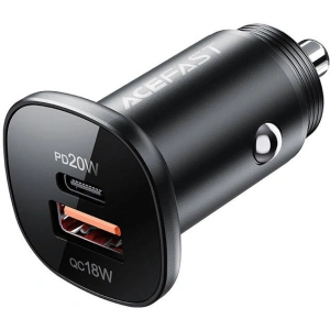 Kup Ładowarka samochodowa Acefast B1 USB-A, USB-C, 38W (czarna) - ACE14 - {ean13} - Sklep Home Screen