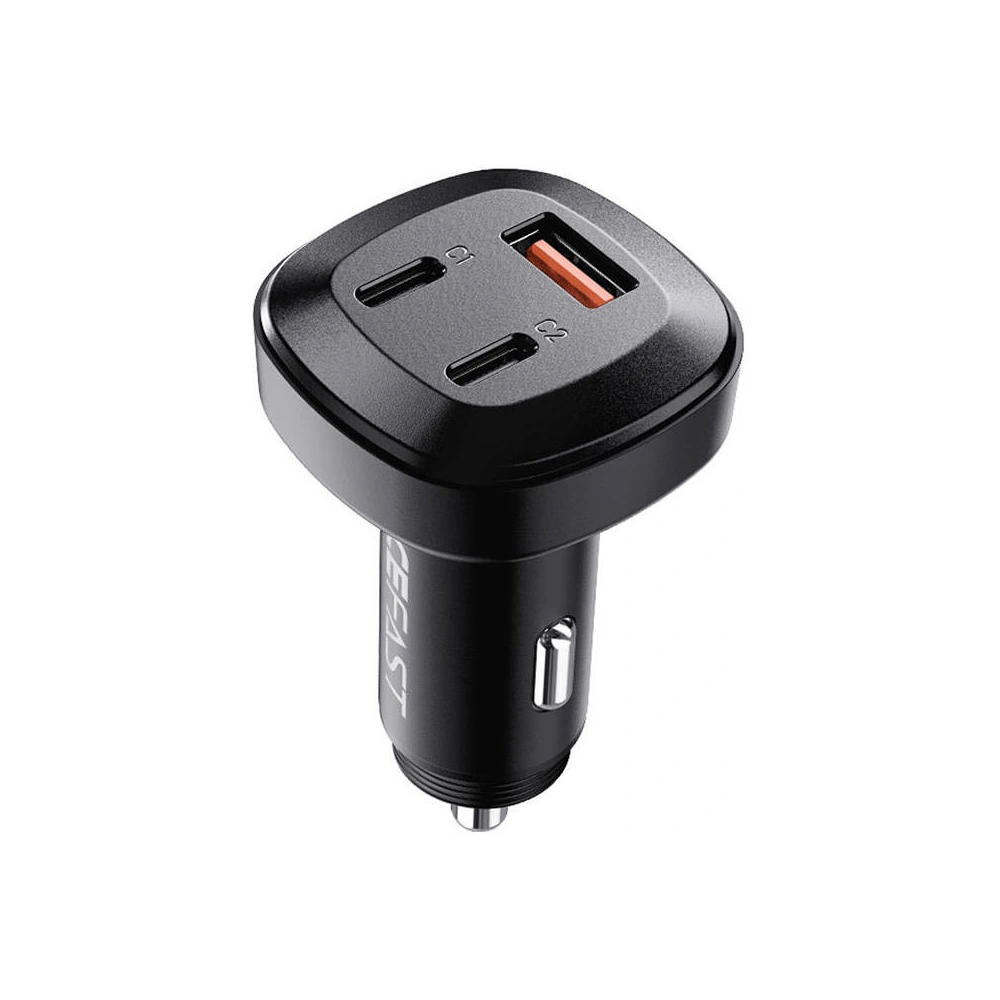 Ładowarka samochodowa Acefast B3 USB-A, 2xUSB-C, 66W (czarna)
