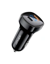 Kup Acefast B4 Auto-Ladegerät USB-A, USB-C, 66W mit Display (schwarz) - ACE17 - {ean13} - Sklep Home Screen