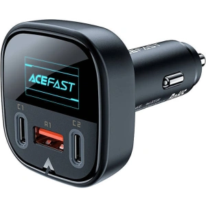 Kup Ładowarka samochodowa Acefast B5 USB-A, 2xUSB-C, 101W z wyświetlaczem (czarna) - ACE18 - {ean13} - Sklep Home Screen