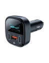 Auto nabíječka Acefast B5 USB-A, 2xUSB-C, 101W s displejem (černá)