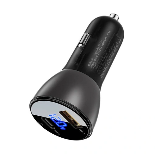 Kup Autonabíječka Acefast B6 USB-A, USB-C, 63W s displejem (černá) - ACE19 - {ean13} - Sklep Home Screen