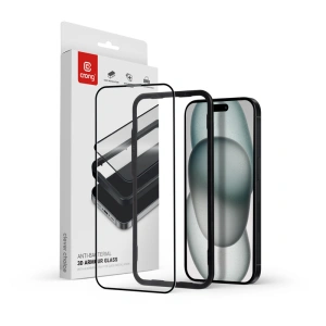 Kup Szkło hartowane Crong Anti-Bacterial 3D Armour Glass Apple iPhone 15 Plus / 14 Plus + ramka instalacyjna - CRG665 - {ean13} - Sklep Home Screen