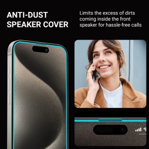 Kup Gehärtetes Glas Crong Anti-Bakteriell 3D Rüstungs-Glas Apple iPhone 15 Pro Max + Installationsrahmen - CRG667 - {ean13} - Sklep Home Screen