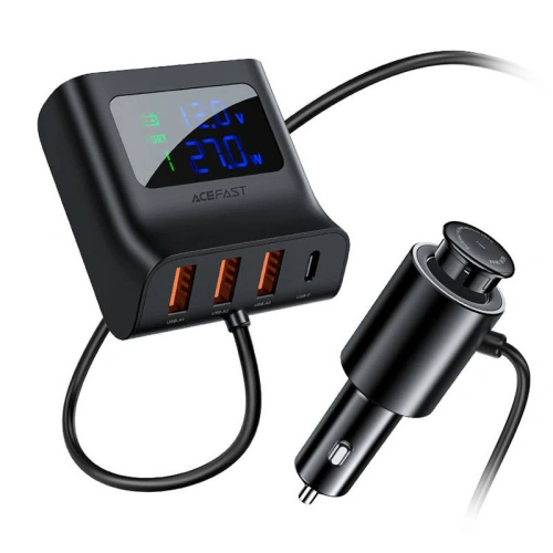 Kup Acefast B8 Autoladegerät 3x USB-A, USB-C, 90W (schwarz) - ACE21 - {ean13} - Sklep Home Screen