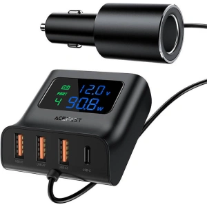 Kup Ładowarka samochodowa Acefast B8 3x USB-A, USB-C, 90W (czarny) - ACE21 - {ean13} - Sklep Home Screen