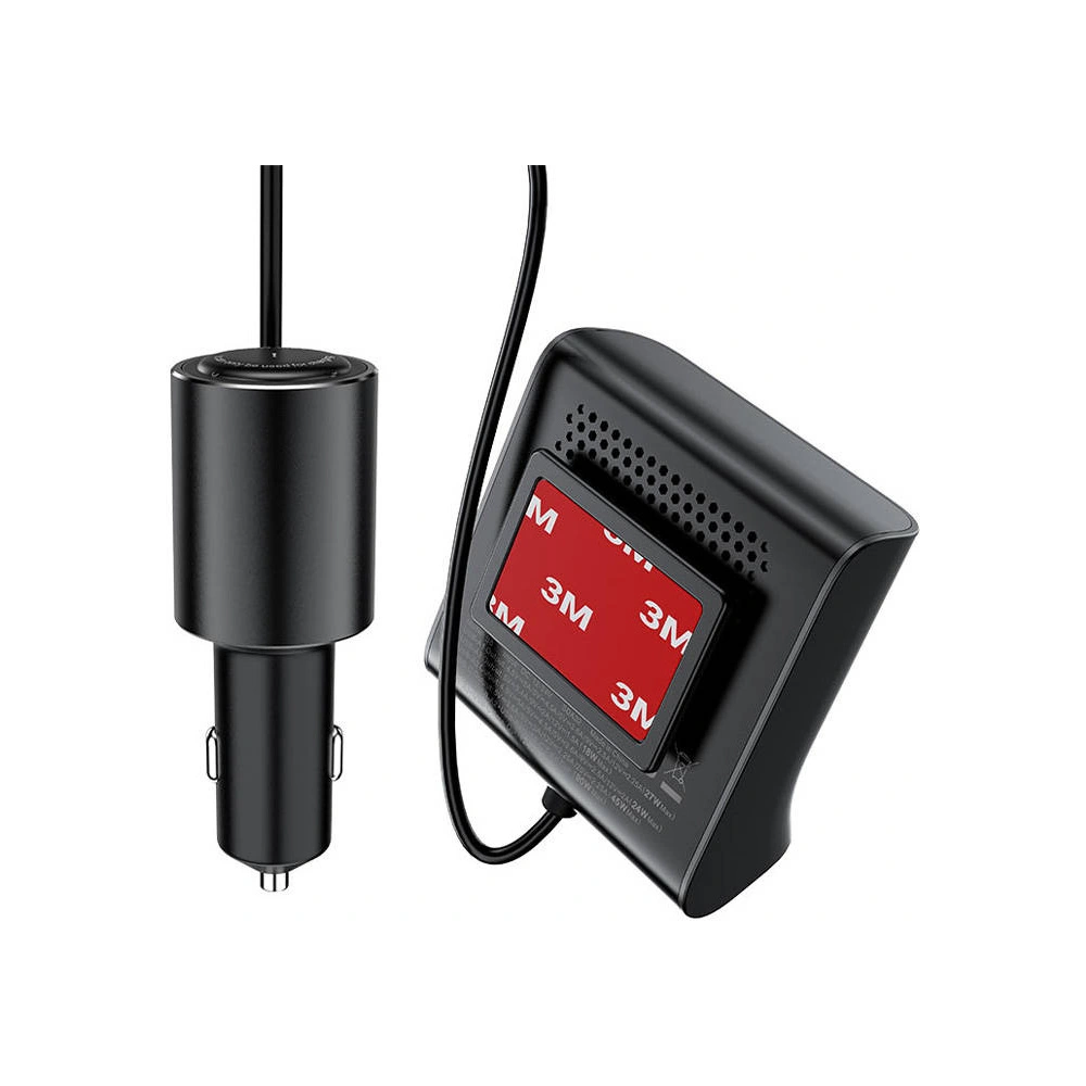 Ładowarka samochodowa Acefast B8 3x USB-A, USB-C, 90W (czarny)