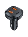 Încărcător auto Acefast B9 2xUSB-A, USB-C, 66W (negru)