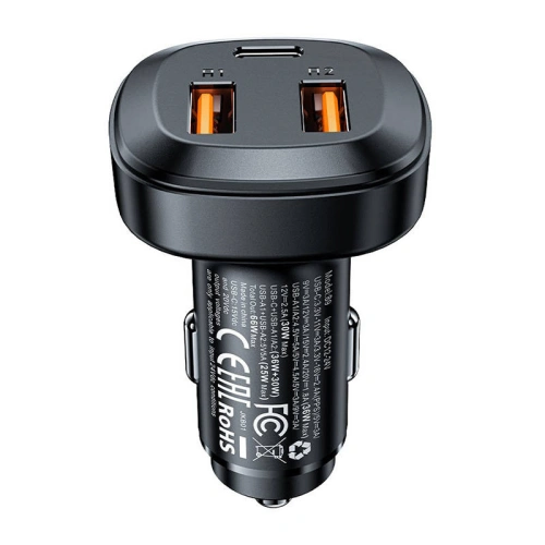 Kup Autonabíječka Acefast B9 2xUSB-A, USB-C, 66W (černá) - ACE22 - {ean13} - Sklep Home Screen