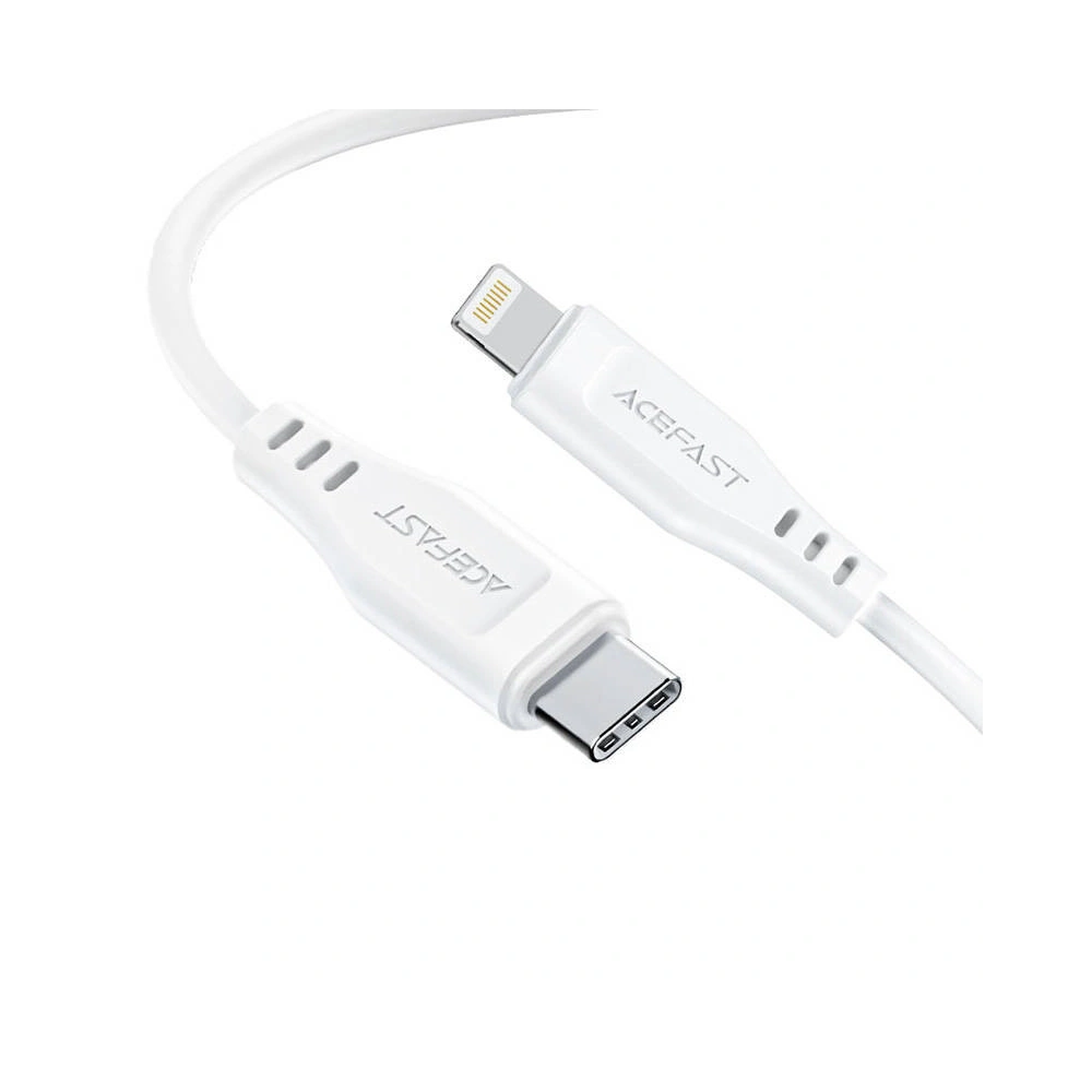 Kabel Acefast C3-01 USB-C / Lightning, MFi, 30W, 1.2m (biały)