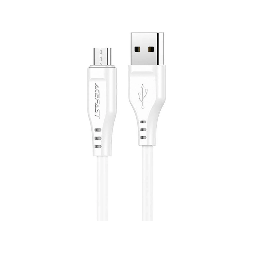 Kabel Acefast C3-09 USB-A / micro USB, 60W, 1.2m (biały)