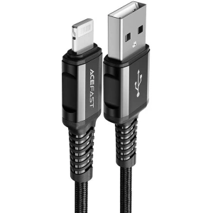 Kup Kabel Acefast C1-02 USB-A / Lightning, MFi, 1.2m (czarny) - ACE29 - {ean13} - Sklep Home Screen