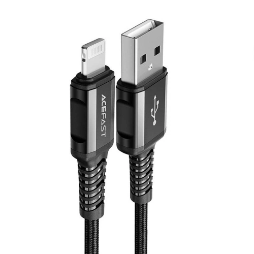 Kup Kabel Acefast C1-02 USB-A / Lightning, MFi, 1.2m (schwarz) - ACE29 - {ean13} - Sklep Home Screen