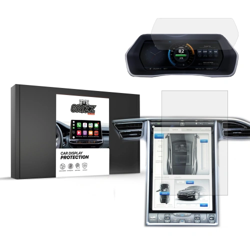 Kup Mattfolie GrizzGlass CarDisplay-Schutz für Tesla Model X 2016-2021 [2w1] - GRZ7247 - {ean13} - Sklep Home Screen