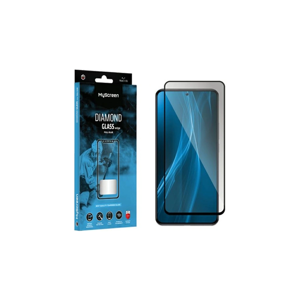 Szkło hartowane MyScreen Diamond Glass Edge Full Glue Vivo Y17s czarny/black 
