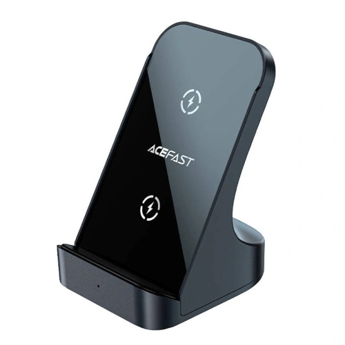 Kup Indukční nabíječka s podstavcem Acefast E14 15W + kabel USB-A / USB-C (šedá) - ACE40 - {ean13} - Sklep Home Screen
