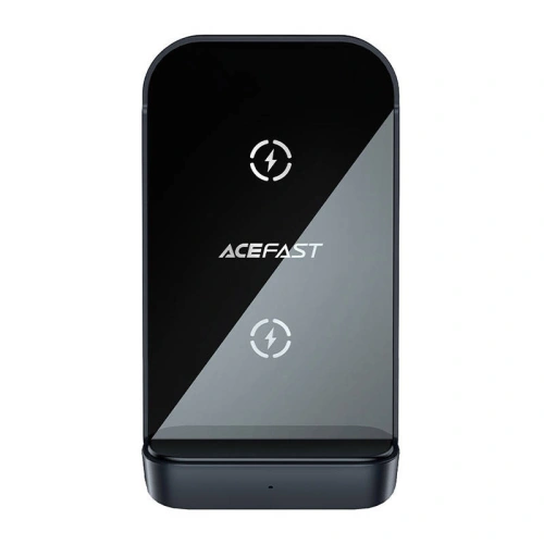 Buy Acefast E14 15W inductive charger with stand + USB-A / USB-C cable (grey) - ACE40 - {ean13} - Home Screen Store Europe
