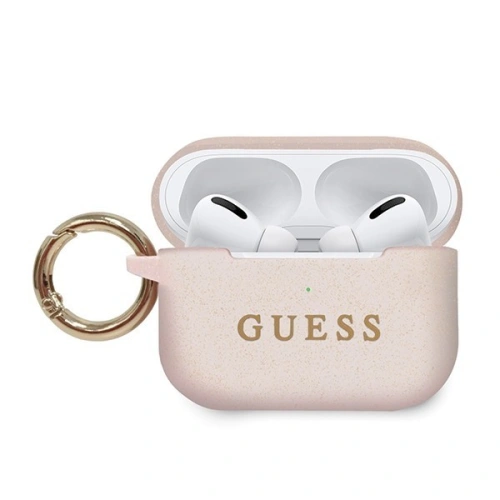 Kup Etui Guess GUACAPSILGLLP Apple AirPods Pro tok világos rózsaszín/szilikon - GUE083PNK - {ean13} - Sklep Home Screen