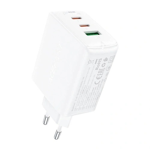 Kup Ładowarka sieciowa Acefast A41 USB-A, 2xUSB-C, GaN, 65W (biała) - ACE43 - {ean13} - Sklep Home Screen
