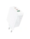 Acefast A41 network charger USB-A, 2xUSB-C, GaN, 65W (white)