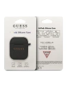 Kup Case Guess GUACCSILGLBK Apple AirPods-Hülle schwarz/schwarzes Silikon - GUE084BLK - {ean13} - Sklep Home Screen