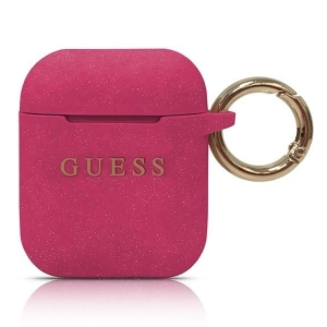 Kup Etui Guess GUACCSILGLFU Apple AirPods capac fucsia/silicon - GUE085FKS - {ean13} - Sklep Home Screen