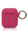 Kup Etui Guess GUACCSILGLFU Apple AirPods cover fuksja/fuchsia Silicone - GUE085FKS - {ean13} - Sklep Home Screen