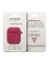 Kup Etui Guess GUACCSILGLFU Apple AirPods cover fuksja/fuchsia Silicone - GUE085FKS - {ean13} - Sklep Home Screen