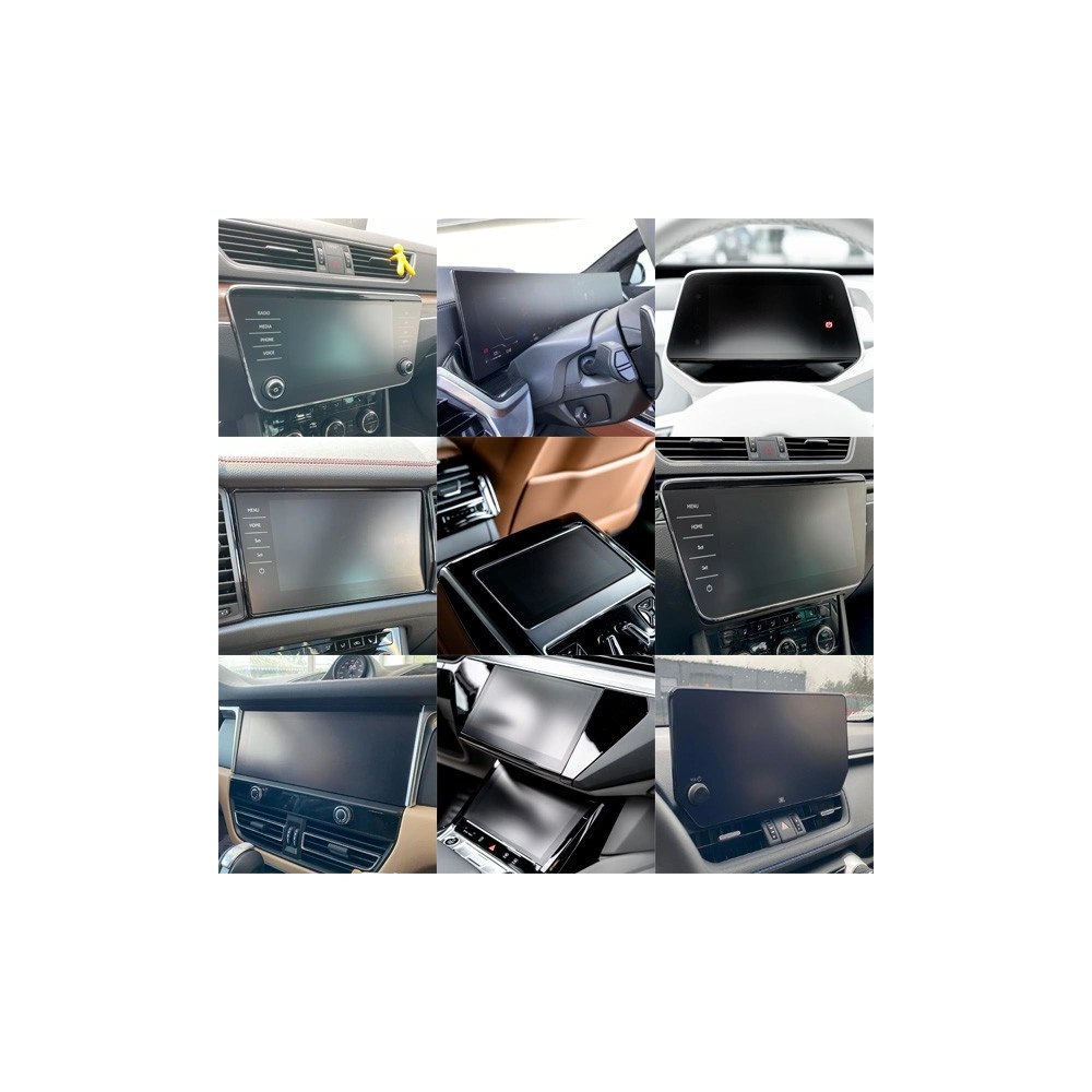 Folia matowa GrizzGlass CarDisplay Protection do Volkswagen Golf 8 R Discover Media  2021-2024