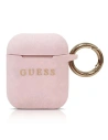Etui Guess GUACCSILGLLP Apple AirPods tok világos rózsaszín/szilikon