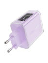 Acefast A45 network charger USB-A, 2xUSB-C, PD, 65W (purple)