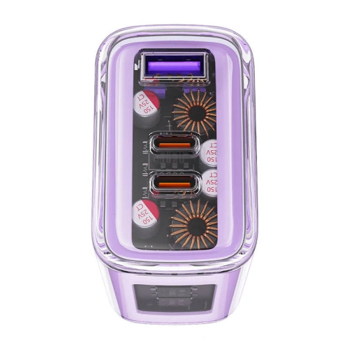 Kup Acefast A45 Netzladegerät USB-A, 2xUSB-C, PD, 65W (lila) - ACE57 - {ean13} - Sklep Home Screen
