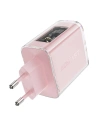 Síťová nabíječka Acefast A45 USB-A, 2xUSB-C, PD, 65W (růžová)