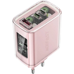 Kup Ładowarka sieciowa Acefast A45 USB-A, 2xUSB-C, PD, 65W (różowa) - ACE58 - {ean13} - Sklep Home Screen