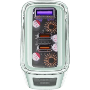 Kup Ładowarka sieciowa Acefast A45 USB-A, 2xUSB-C, PD, 65W (zielona) - ACE59 - {ean13} - Sklep Home Screen