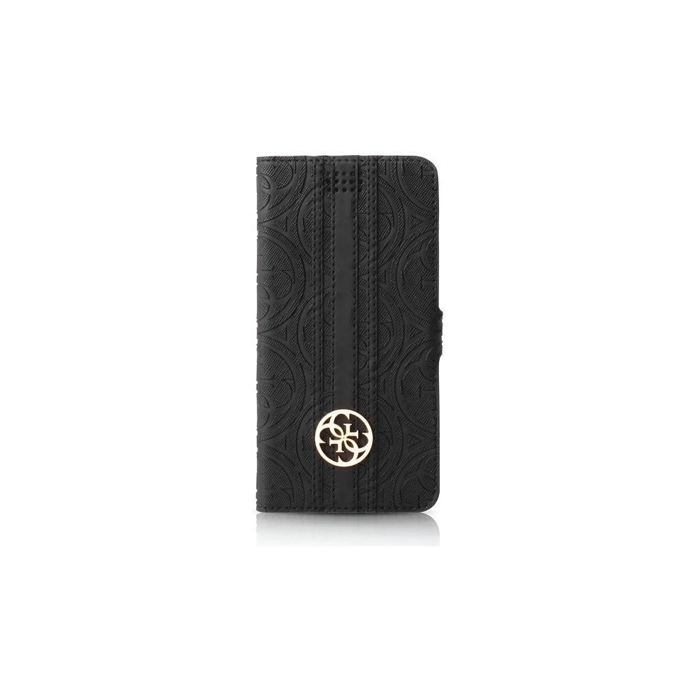 Etui Guess GUBKXLHEBK Universal XL 5.2 - 5.7" czarny/black book 4G Heritage