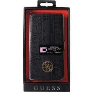 Kup Etui Guess GUBKXLHEBK Universal XL 5.2 - 5.7" černý/black book 4G Heritage - GUE088BLK - {ean13} - Sklep Home Screen