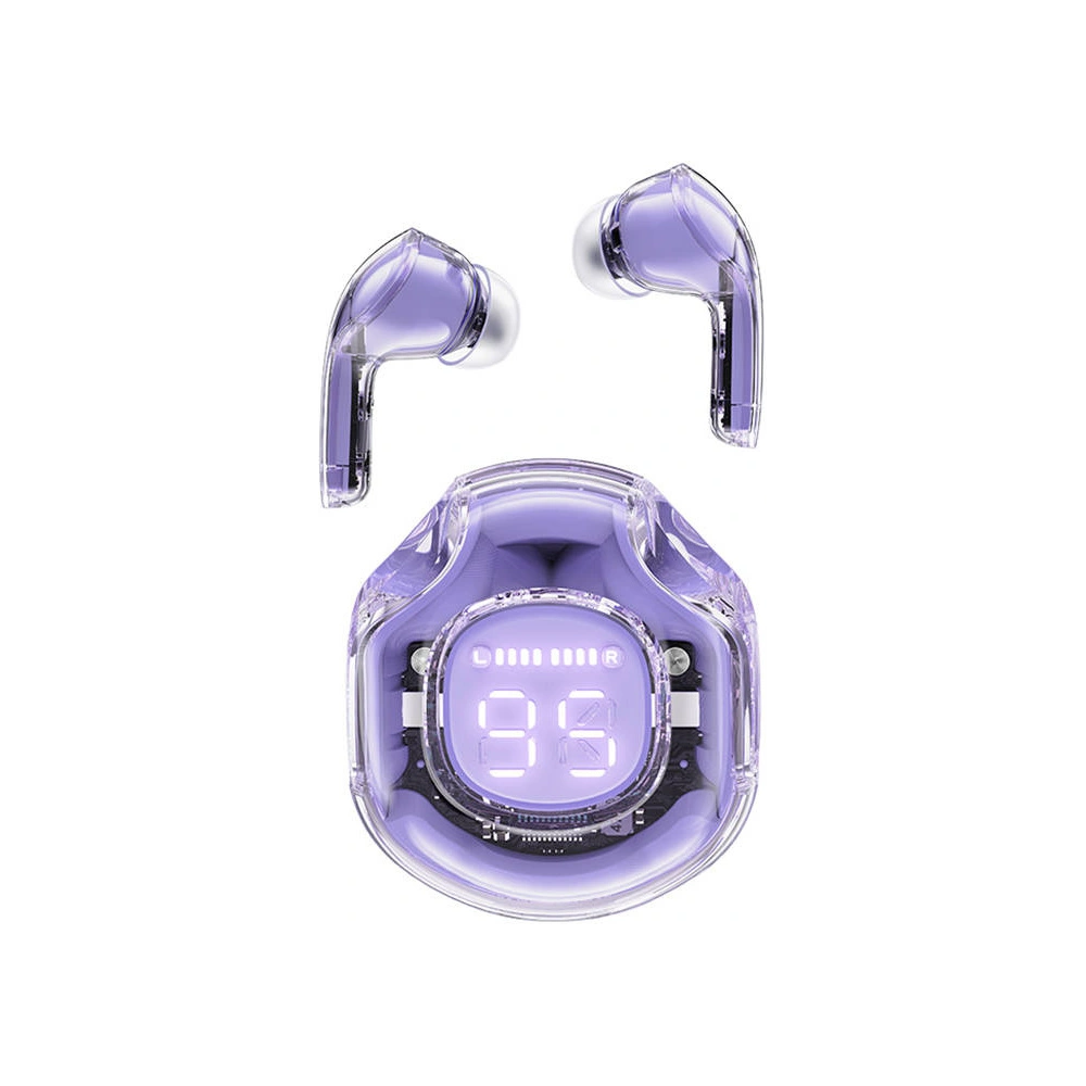 Słuchawki dokanałowe TWS Acefast T8 IPX4, Bluetooth 5.3 (fioletowe)