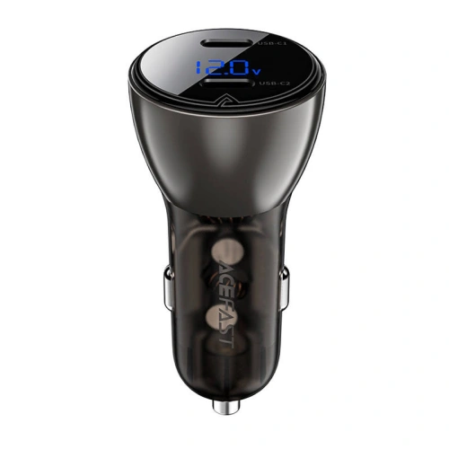 Kup Acefast B10 Autoladegerät 2xUSB-C, 60W mit Display (schwarz) - ACE64 - {ean13} - Sklep Home Screen