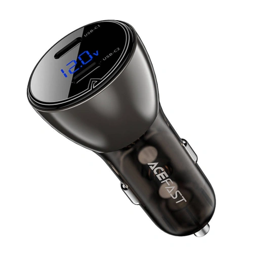 Kup Acefast B10 Autoladegerät 2xUSB-C, 60W mit Display (schwarz) - ACE64 - {ean13} - Sklep Home Screen