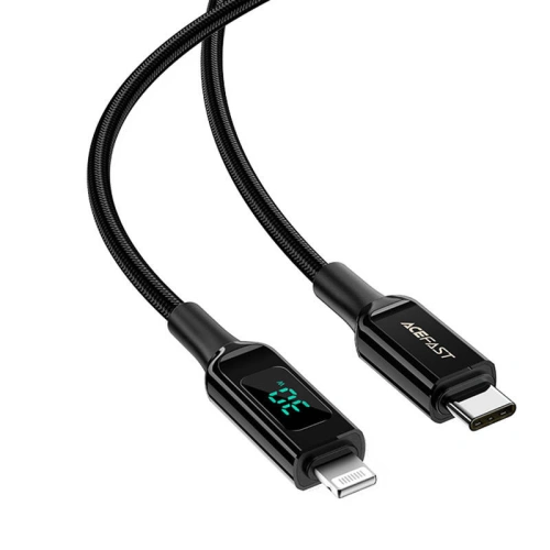 Kup Kabel Acefast C6-01 USB-C / Lightning, MFi, 30W, 1.2m (černý) - ACE65 - {ean13} - Sklep Home Screen