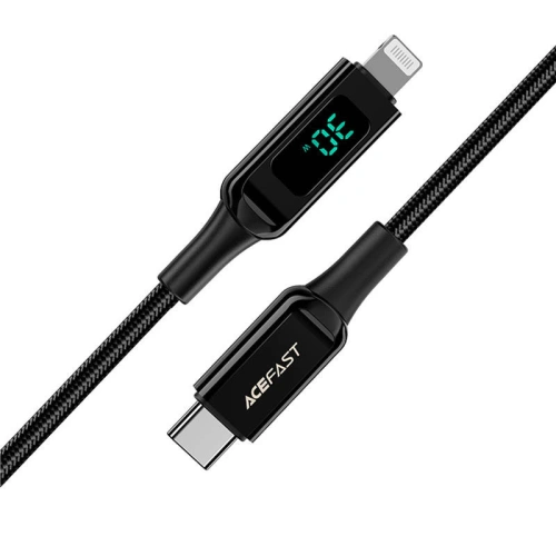 Kup Kábel Acefast C6-01 USB-C / Lightning, MFi, 30W, 1.2m (fekete) - ACE65 - {ean13} - Sklep Home Screen