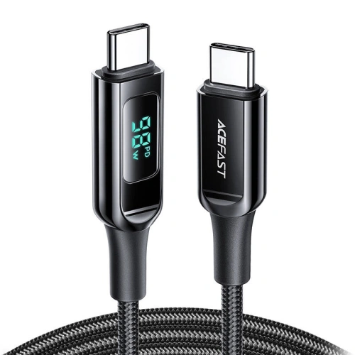 Kup Kabel Acefast C6-03 USB-C / USB-C, 100W, 2m s displejem (černý) - ACE66 - {ean13} - Sklep Home Screen