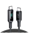 Kabel Acefast C6-03 USB-C / USB-C, 100W, 2m mit Anzeige (schwarz)