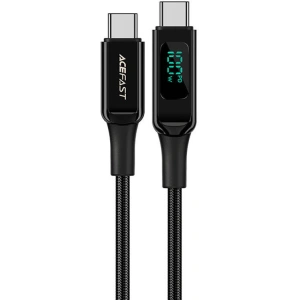 Kup Kabel Acefast C6-03 USB-C / USB-C, 100W, 2m z wyświetlaczem (czarny) - ACE66 - {ean13} - Sklep Home Screen