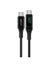 Kup Acefast C6-03 Cablu USB-C / USB-C, 100W, 2m cu ecran (negru) - ACE66 - {ean13} - Sklep Home Screen