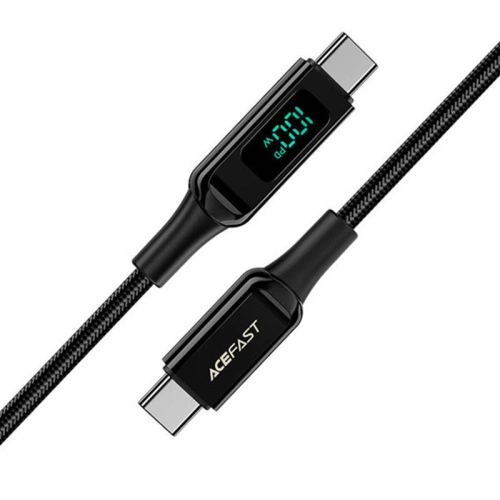 Kup Kabel Acefast C6-03 USB-C / USB-C, 100W, 2m s displejem (černý) - ACE66 - {ean13} - Sklep Home Screen