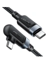 Kup Acefast C5-03 USB-C / USB-C cablu unghiular, 100W, 2m (negru) - ACE67 - {ean13} - Sklep Home Screen