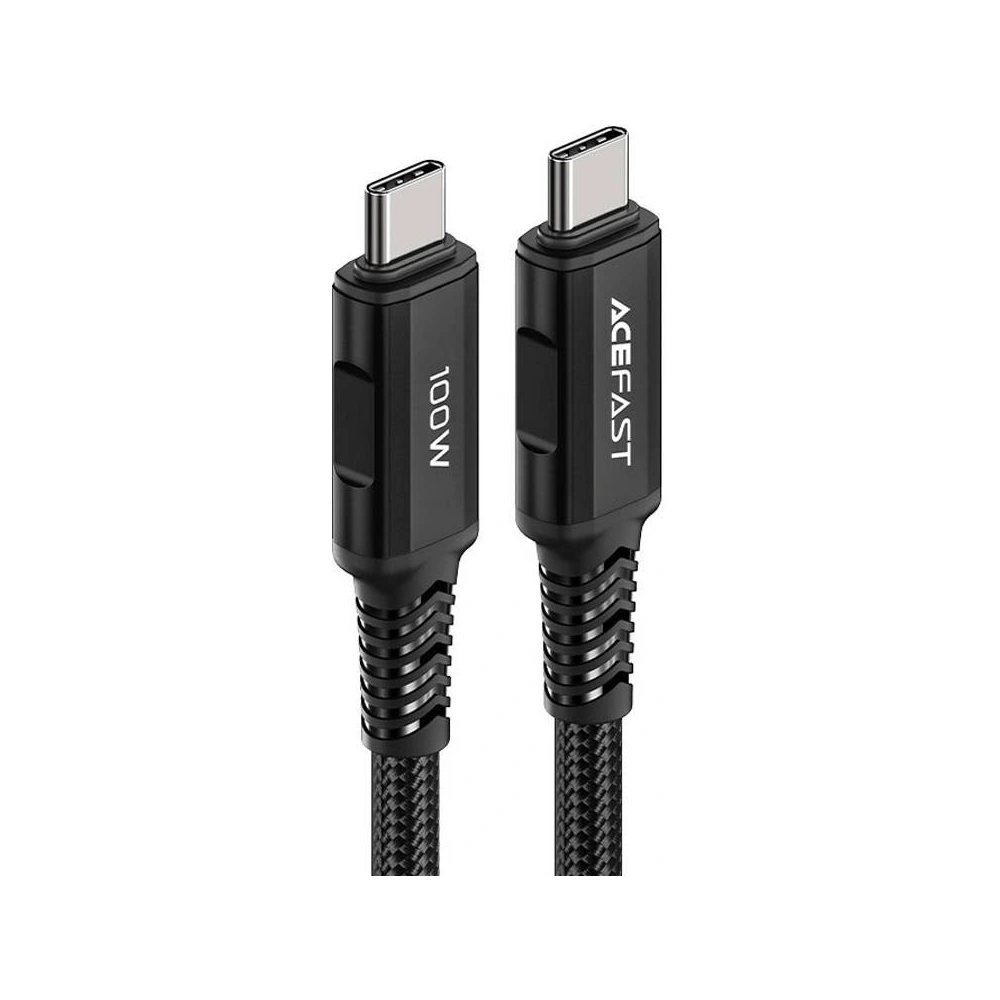 Kabel Acefast C4-03 USB-C / USB-C, 100W, 2m (czarny)