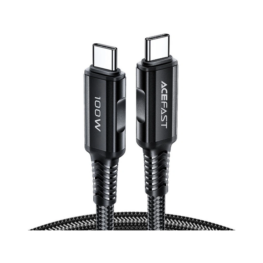 Kabel Acefast C4-03 USB-C / USB-C, 100W, 2m (czarny)